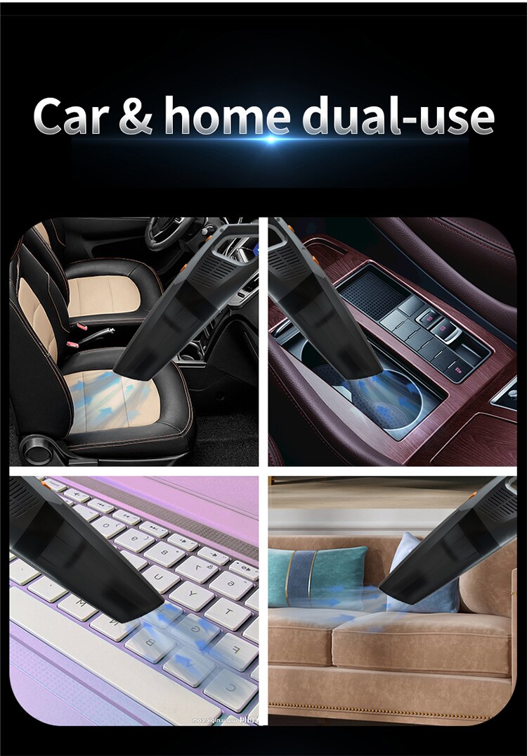 CaRsun Ηλεκτρικό Σκουπάκι Αυτοκινήτου Στερεών / Υγρών 100W C1398